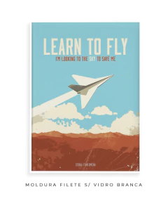 Imagem do Quadro / Pôster - Foo Fighters - Learn To Fly