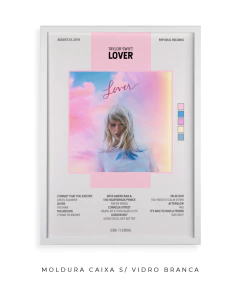 Quadro / Pôster - Taylor Swift - Lover - Zebra Filomena | Quadros e Pôsteres de Música