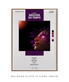 Quadro / Pôster - Máquina do Tempo - Zebra Filomena | Quadros e Pôsteres de Música