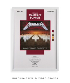 Quadro / Pôster -- Master of Puppets - Zebra Filomena | Quadros e Pôsteres de Música