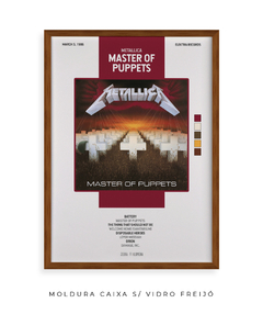 Quadro / Pôster -- Master of Puppets - comprar online