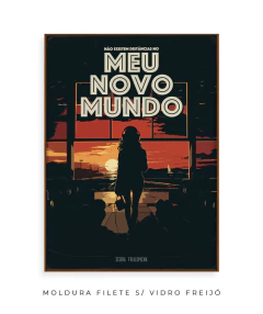 Quadro / Pôster - Charlie Brown Jr. - Meu Novo Mundo - Zebra Filomena | Quadros e Pôsteres de Música