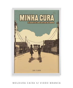 Quadro / Pôster - MC Cabelinho - Minha Cura - Zebra Filomena | Quadros e Pôsteres de Música