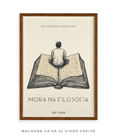 Quadro / Pôster - Mora na Filosofia - comprar online