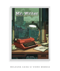 Quadro / Pôster - Stereophonics - Mr. Writer - Zebra Filomena | Quadros e Pôsteres de Música