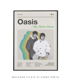 Imagem do Quadro / Pôster - Oasis - Be Here Now