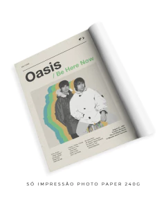 Quadro / Pôster - Oasis - Be Here Now - comprar online