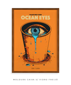 Quadro / Pôster - Billie Eilish - Ocean Eyes - comprar online