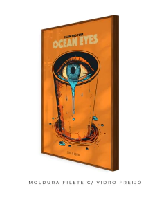 Quadro / Pôster - Billie Eilish - Ocean Eyes - loja online
