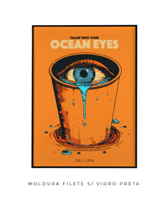Imagem do Quadro / Pôster - Billie Eilish - Ocean Eyes