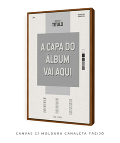 Quadro / Pôster - Personalizado Capa de Álbum na internet