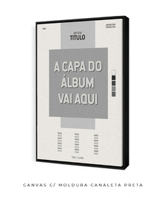 Quadro / Pôster - Personalizado Capa de Álbum - Zebra Filomena | Quadros e Pôsteres de Música