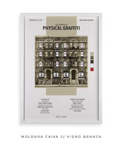 Quadro / Pôster - Physical Graffiti - Zebra Filomena | Quadros e Pôsteres de Música