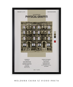 Quadro / Pôster - Physical Graffiti - Zebra Filomena | Quadros e Pôsteres de Música