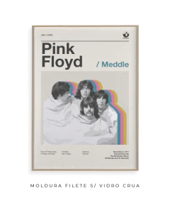 Quadro / Pôster - Pink Floyd - Meddle - comprar online