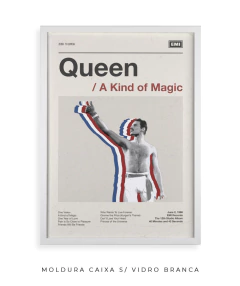 Quadro / Pôster - Queen - A Kind of Magic - Zebra Filomena | Quadros e Pôsteres de Música