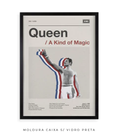 Quadro / Pôster - Queen - A Kind of Magic - Zebra Filomena | Quadros e Pôsteres de Música