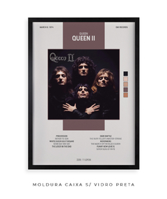 Quadro / Pôster - Queen II - Zebra Filomena | Quadros e Pôsteres de Música