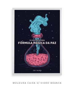 Quadro / Pôster - Racionais MC's - Fórmula Mágica da Paz - Zebra Filomena | Quadros e Pôsteres de Música