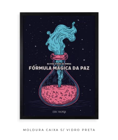 Quadro / Pôster - Racionais MC's - Fórmula Mágica da Paz - Zebra Filomena | Quadros e Pôsteres de Música