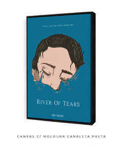 Quadro / Pôster - River of Tears - Zebra Filomena | Quadros e Pôsteres de Música