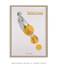 Imagem do Quadro / Pôster - Elton John - Rocket Man (I Think It's Going To Be A Long, Long Time)