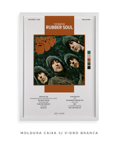 Quadro / Pôster - Rubber Soul - Zebra Filomena | Quadros e Pôsteres de Música