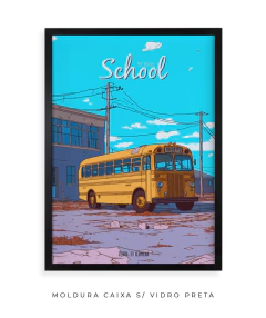Quadro / Pôster - Nirvana - School - Zebra Filomena | Quadros e Pôsteres de Música