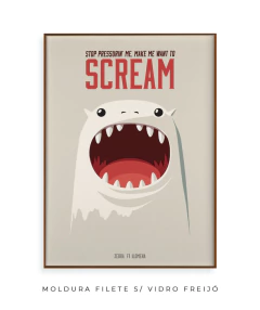 Quadro / Pôster - Michael Jackson - Scream - Zebra Filomena | Quadros e Pôsteres de Música