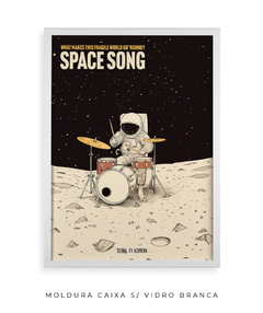 Quadro / Pôster - Space Song - Zebra Filomena | Quadros e Pôsteres de Música