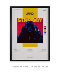 Quadro / Pôster - Starboy - Zebra Filomena | Quadros e Pôsteres de Música