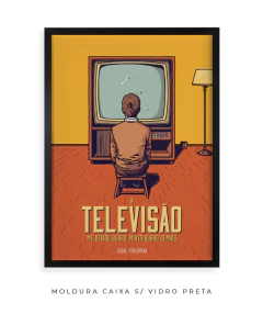 Quadro / Pôster - Titãs - Televisão - Zebra Filomena | Quadros e Pôsteres de Música