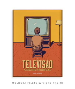 Quadro / Pôster - Titãs - Televisão - Zebra Filomena | Quadros e Pôsteres de Música