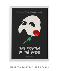 Quadro / Pôster - The Phantom of the Opera - Zebra Filomena | Quadros e Pôsteres de Música