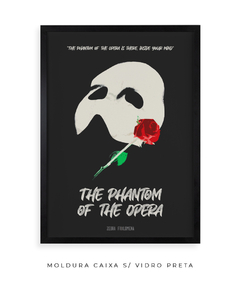 Quadro / Pôster - The Phantom of the Opera - Zebra Filomena | Quadros e Pôsteres de Música