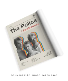 Quadro / Pôster - The Police - Synchronicity