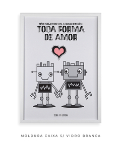 Quadro / Pôster - Toda Forma de Amor - Zebra Filomena | Quadros e Pôsteres de Música