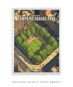 Quadro / Pôster - Mumford & Sons - Tompkins Square Park - Zebra Filomena | Quadros e Pôsteres de Música