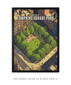 Quadro / Pôster - Tompkins Square Park - Zebra Filomena | Quadros e Pôsteres de Música