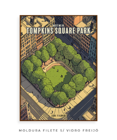 Quadro / Pôster - Tompkins Square Park - Zebra Filomena | Quadros e Pôsteres de Música