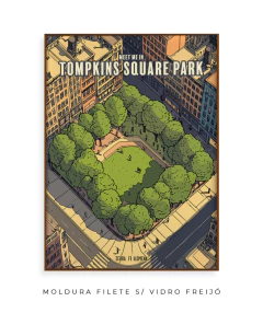 Quadro / Pôster - Mumford & Sons - Tompkins Square Park - Zebra Filomena | Quadros e Pôsteres de Música