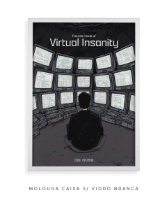 Quadro / Pôster - Jamiroquai - Virtual Insanity - Zebra Filomena | Quadros e Pôsteres de Música