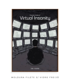 Quadro / Pôster - Jamiroquai - Virtual Insanity - Zebra Filomena | Quadros e Pôsteres de Música