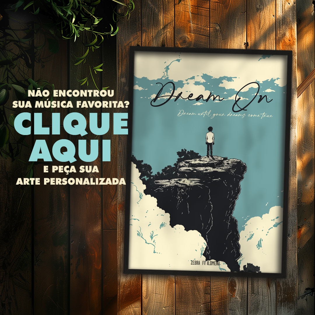 Banner de Zebra Filomena | Quadros e Pôsteres de Música