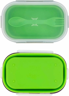 Contenedor silicona plegable