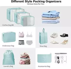 Organizador de Valija premium x 7 Piezas en internet