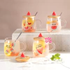 TAZA CON TAPA VIDRIO SANDIA