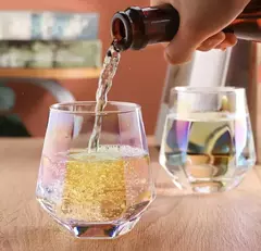 Imagen de Set x 2 Vasos Tornasolados Diamante