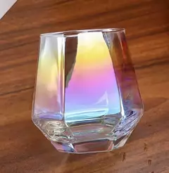 Set x 2 Vasos Tornasolados Diamante - tienda online
