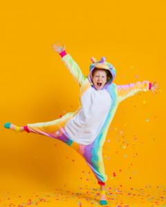 Kigurumi NIÑO UNICORNIO Rainbow